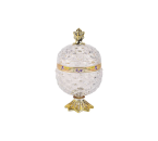GLASS PINEAPPLE MEDIUM VGC367M CANDY JAR LILY
